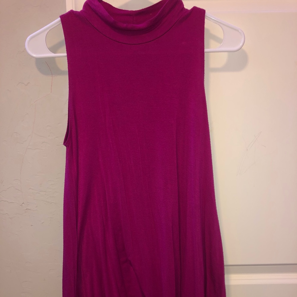 Pink turtle neck Orange Couture dress